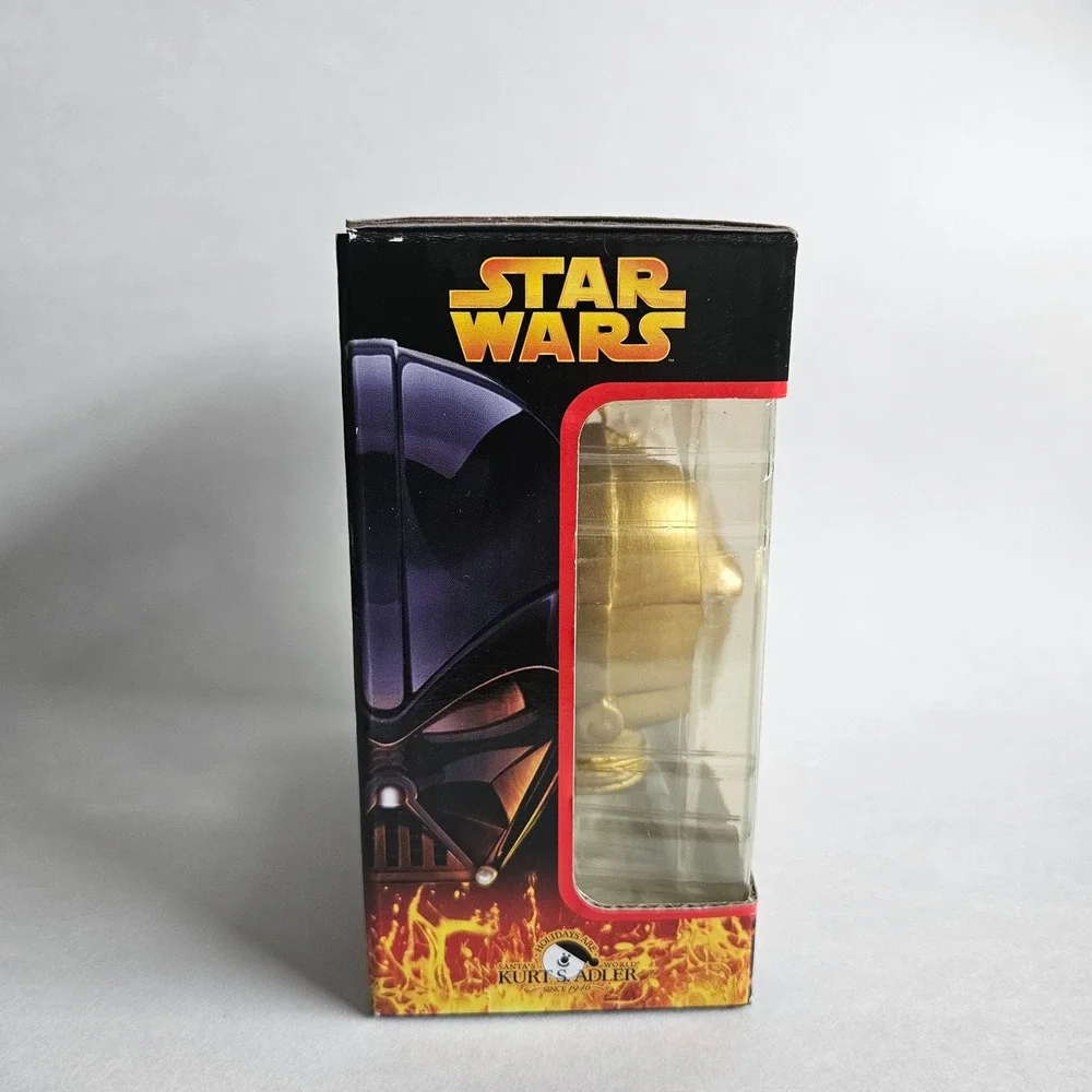 Kurt S Adler Star Wars C-3PO 2 Piece Holiday Ornament Set 2005 ZTAC5001 New